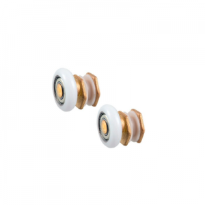 Roldanas Excêntricas latão 7x8 para vidros 8 e 10 mm